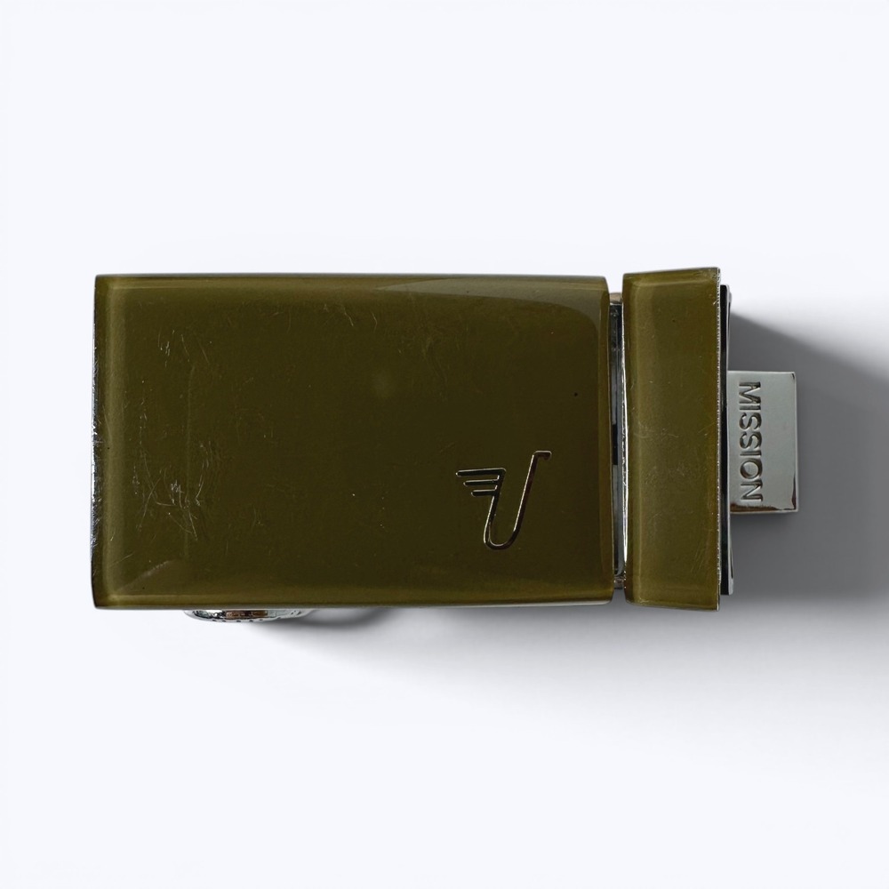 Mission Ratchet Belt Buckle ONLY Olive Green Chrome Utility Accessory